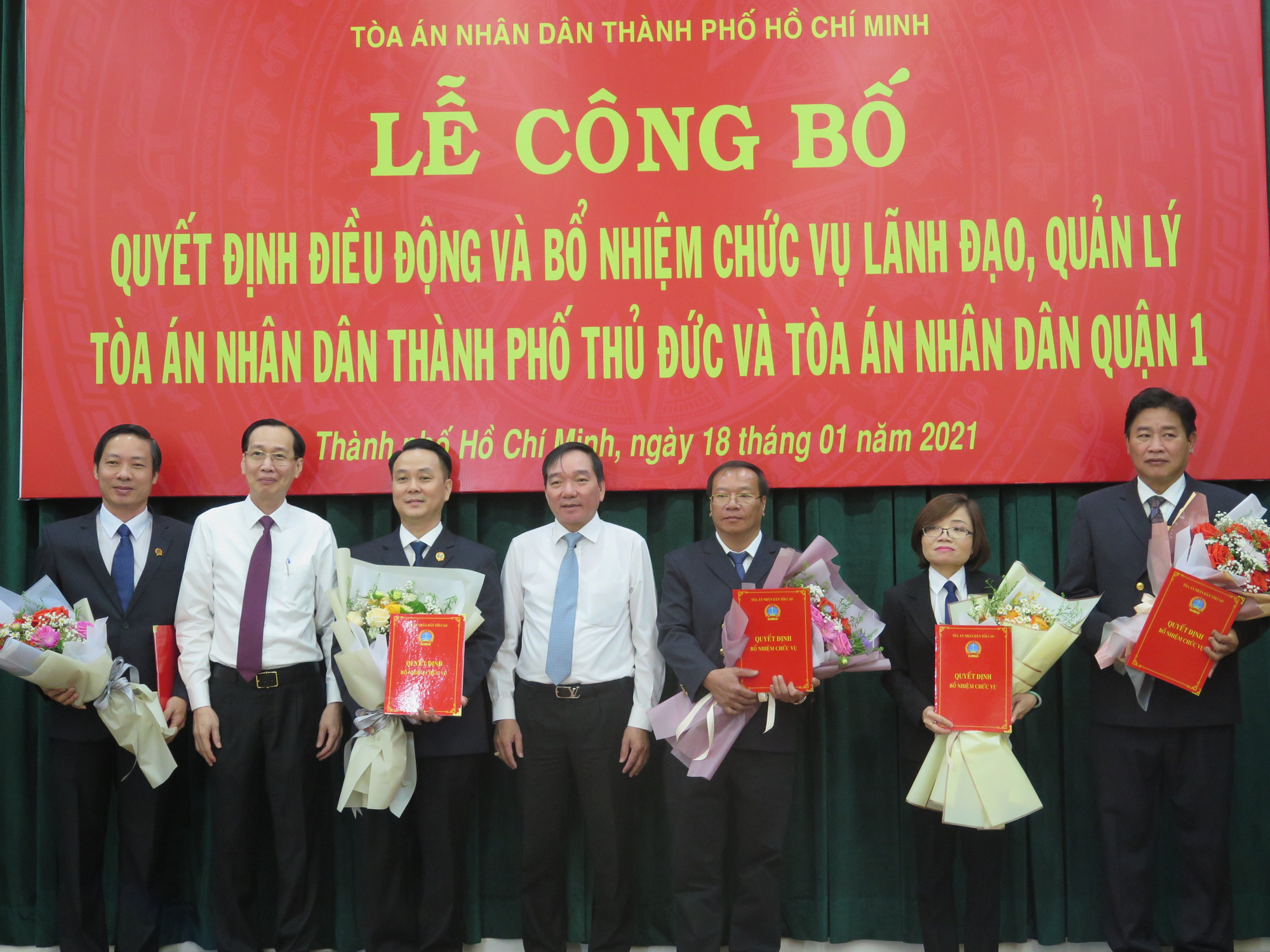 Ông Nguyễn Thành Vinh giữ chức Chánh án TAND TP Thủ Đức