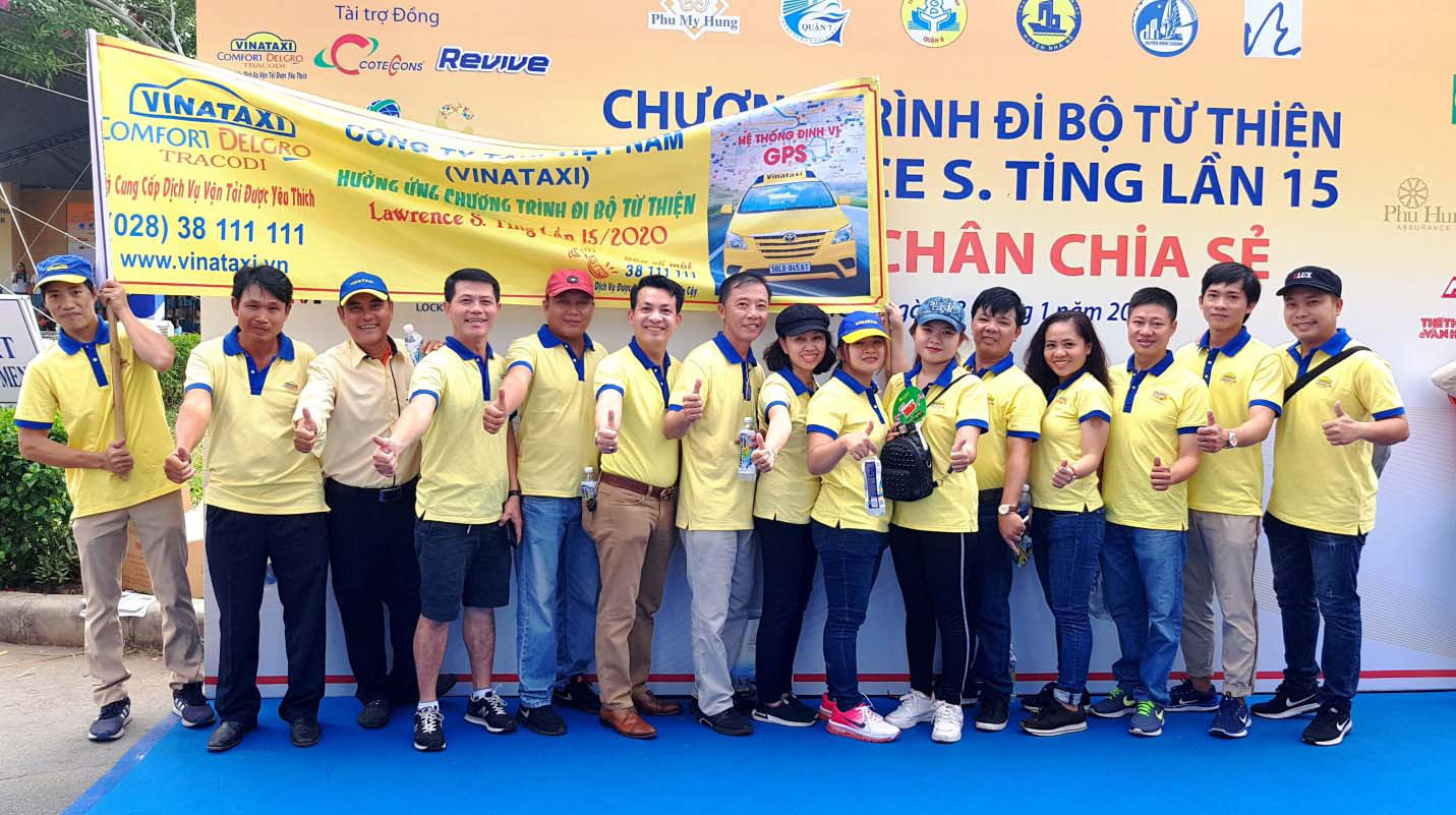 Vinataxi đồng h&agrave;nh c&ugrave;ng chương tr&igrave;nh Đi bộ Từ thiện Lawrence S. Ting lần thứ 16-2021 - Ảnh 1.