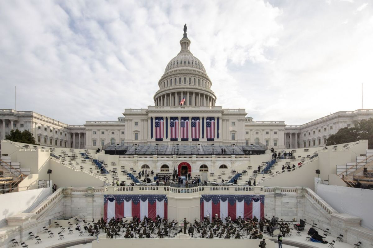 Phóng sự ảnh: Thủ đô Washington của Mỹ trước giờ chuyển giao quyền lực