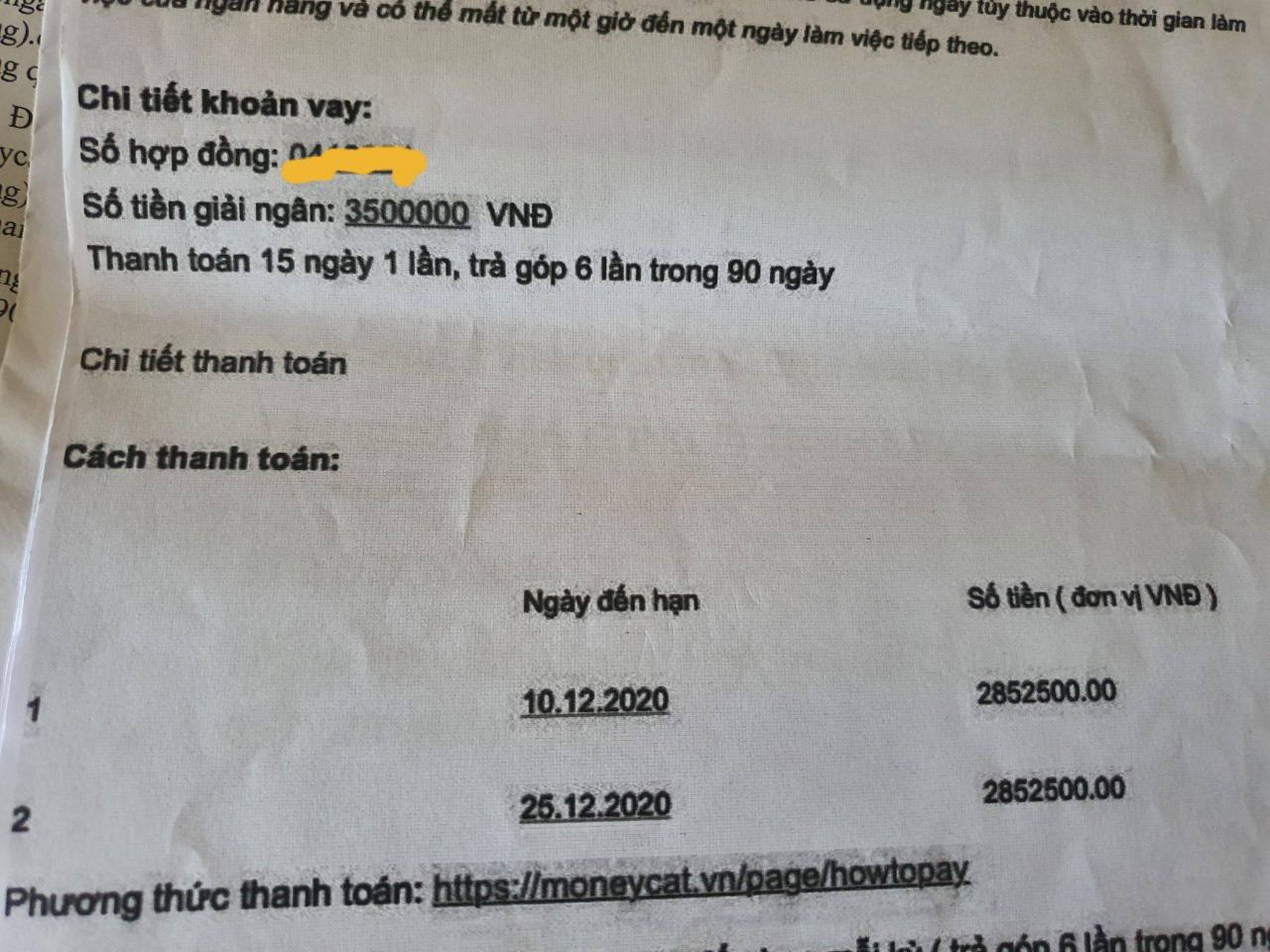 Sốc: Vay trực tuyến 3,5 triệu đồng, phải trả hơn 17,1 triệu đồng trong 90 ng&agrave;y - Ảnh 1.