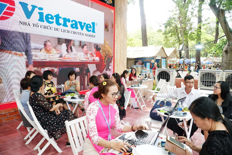 Ưu đãi “thả ga” tại gian hàng Vietravel trong Lễ hội Tết Việt 2021
