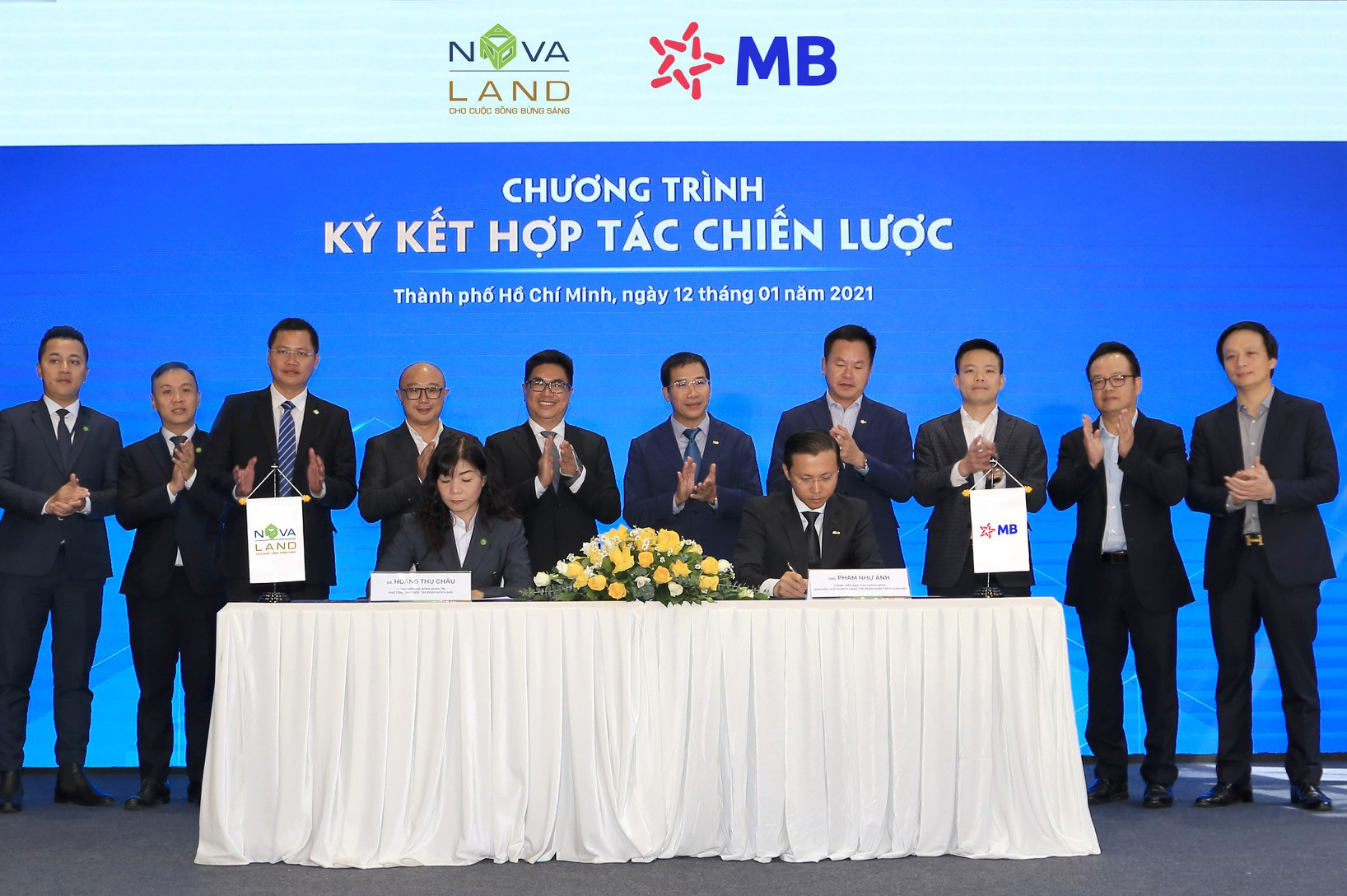 Novaland ký kết hợp tác chiến lước với MB