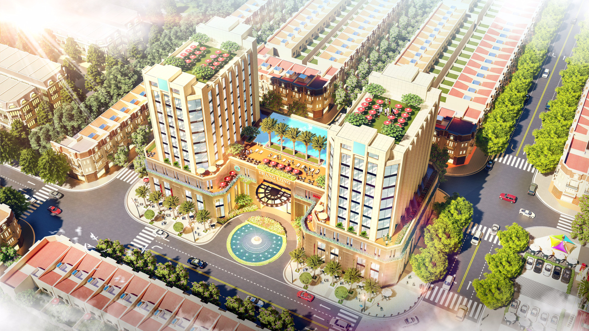 Cháy hàng khu đô thị Thăng Long Central City
