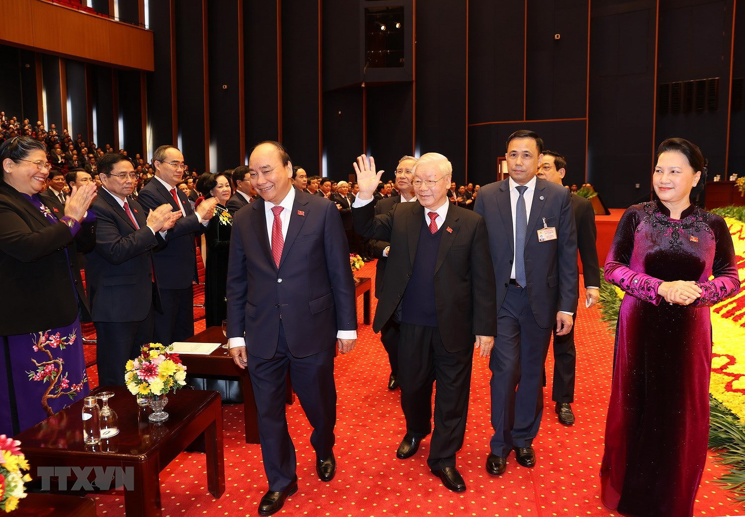 Chùm ảnh: Tổng Bí thư, Chủ tịch nước và các đại biểu dự phiên trù bị Đại hội XIII