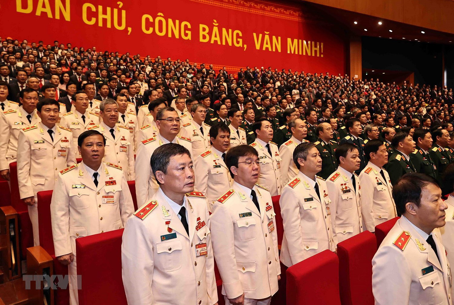 Những hình ảnh phiên khai mạc Đại hội XIII của Đảng - Ảnh 15.