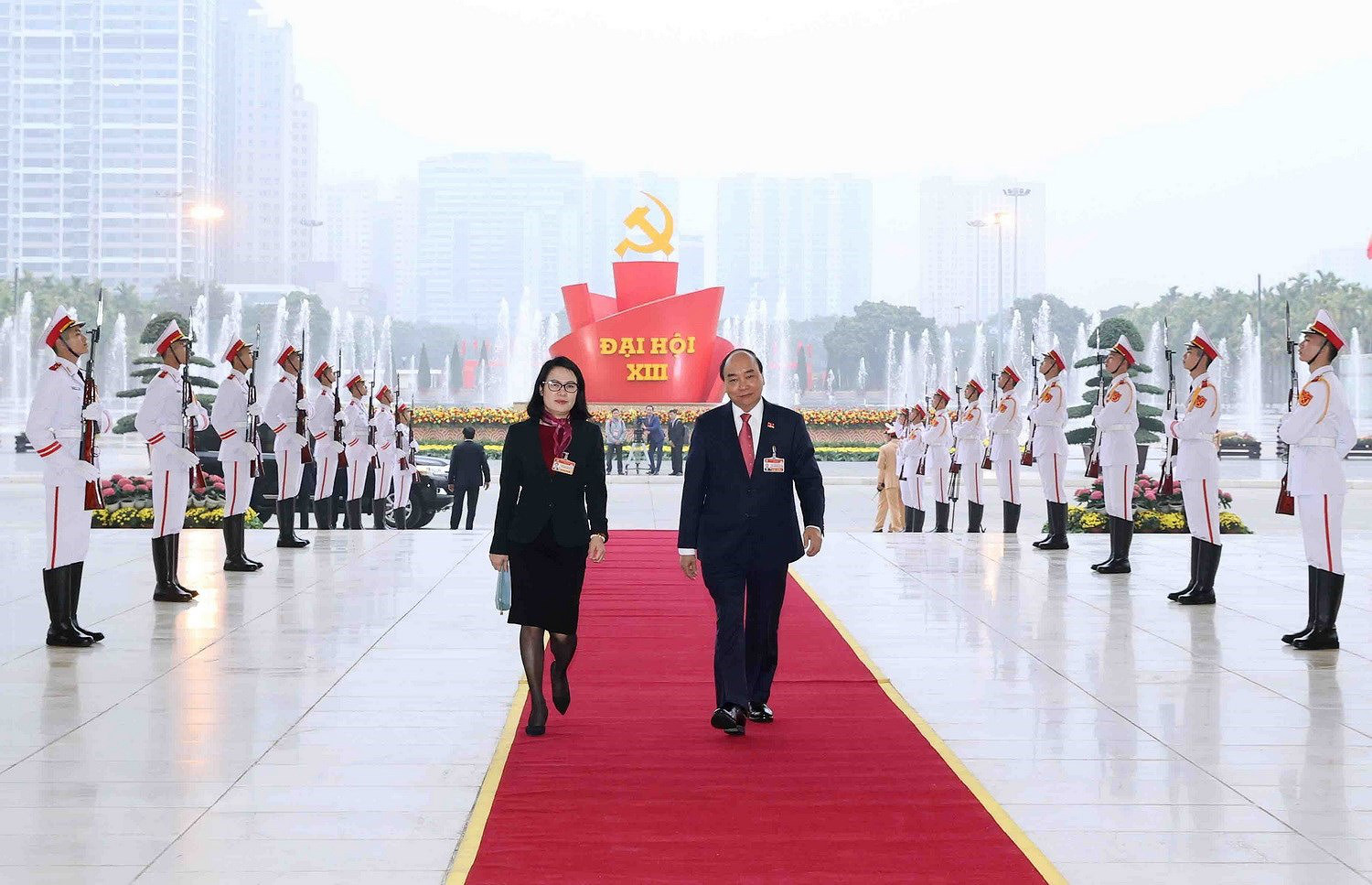 Những hình ảnh phiên khai mạc Đại hội XIII của Đảng - Ảnh 10.