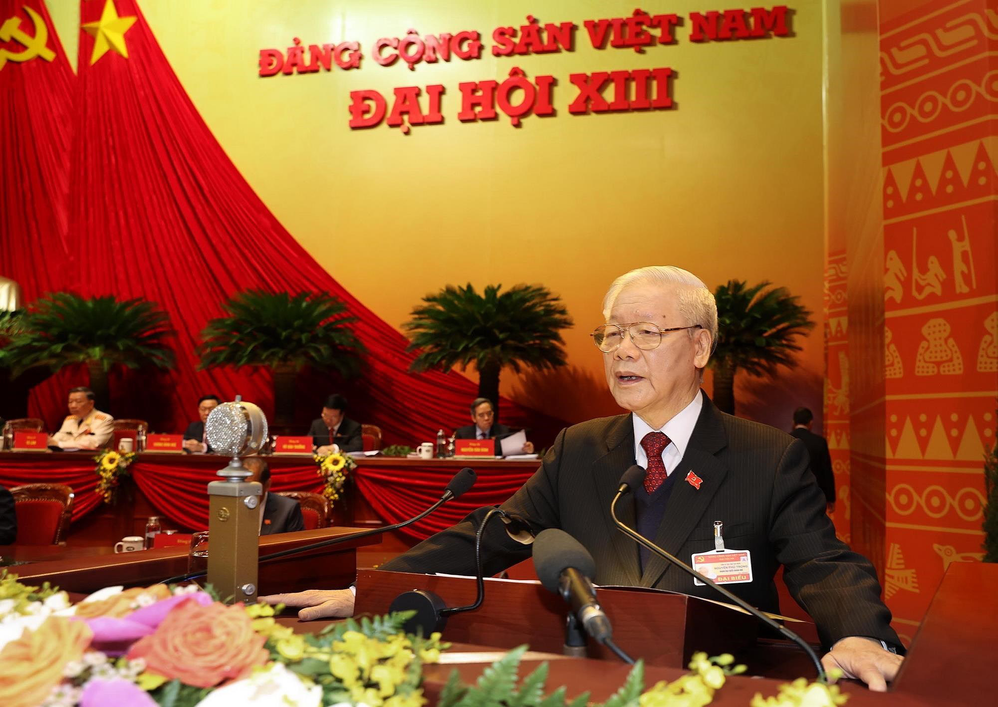 Những hình ảnh phiên khai mạc Đại hội XIII của Đảng - Ảnh 1.
