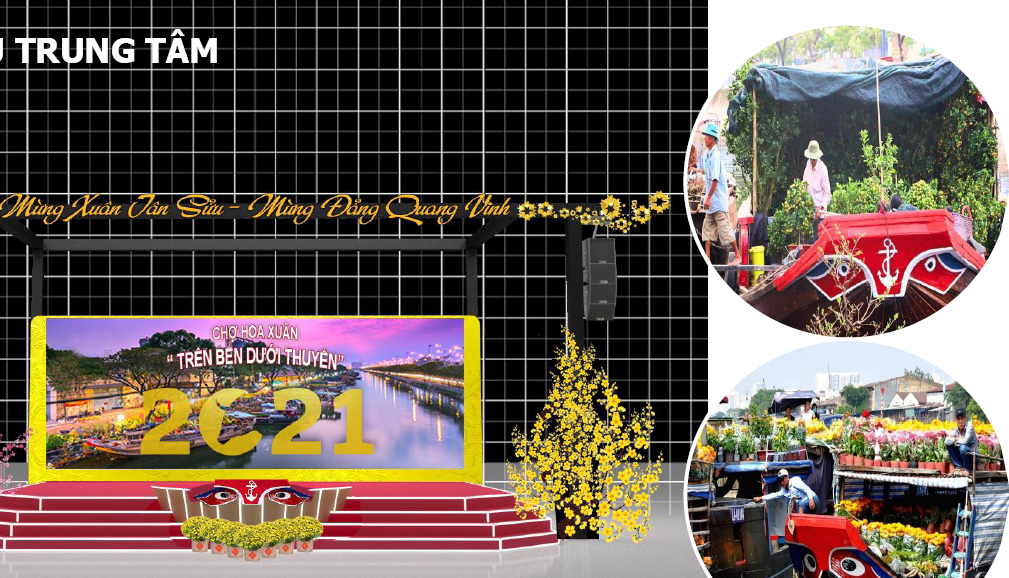 TP HCM: Rực rỡ Chợ Hoa Xuân "Trên bến dưới thuyền"