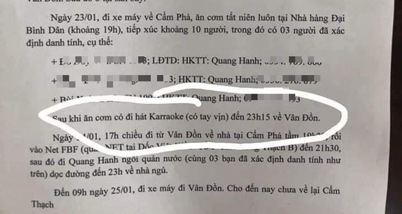 Thực hư chuyện 1 ca bệnh ở Quảng Ninh h&aacute;t karaoke c&oacute; tay vịn - Ảnh 1.