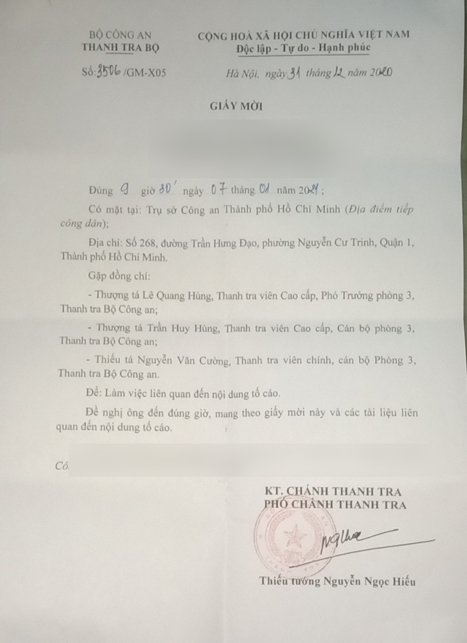 Bộ Công an vào cuộc vụ cán bộ Đội CSGT Tân Sơn Nhất bị tố đòi tiền người vi phạm - Ảnh 2.