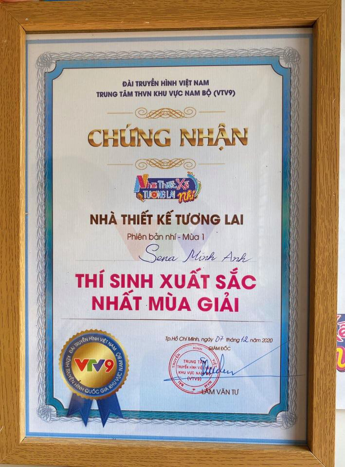 Sena Minh Anh xuất sắc đoạt giải Qu&aacute;n qu&acirc;n cuộc thi &ldquo;Nh&agrave; thiết kế tương lai Nh&iacute;&rdquo; - Ảnh 3.