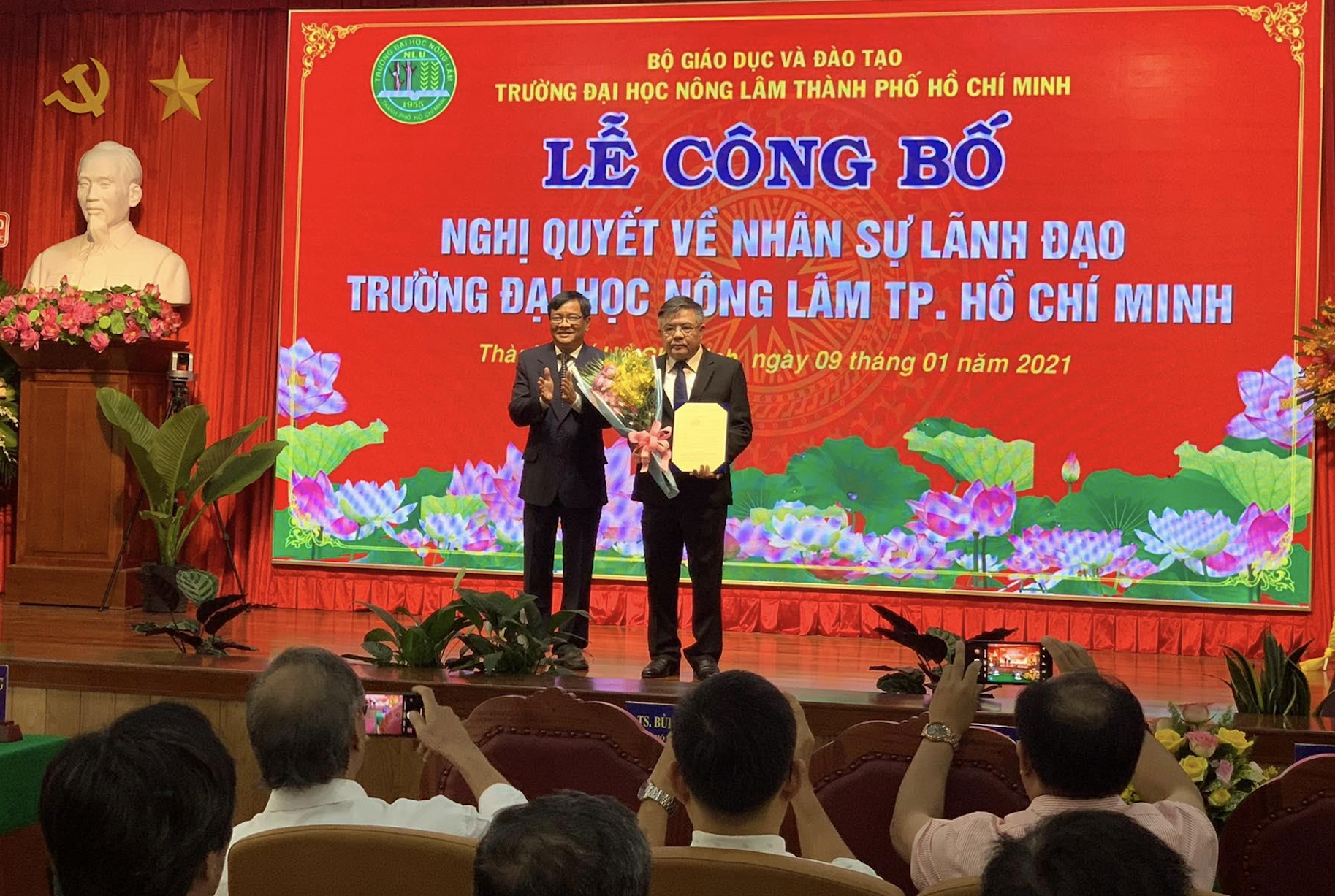 PGS-TS Huỳnh Thanh Hùng giữ quyền hiệu trưởng Trường ĐH Nông Lâm TP HCM