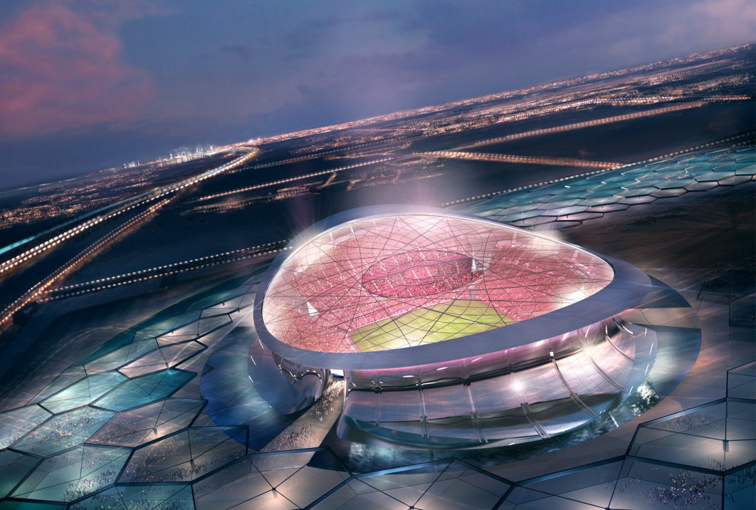 Vi&ecirc;n ngọc Khalifa Stadium bừng s&aacute;ng giữa sa mạc Qatar - Ảnh 3.