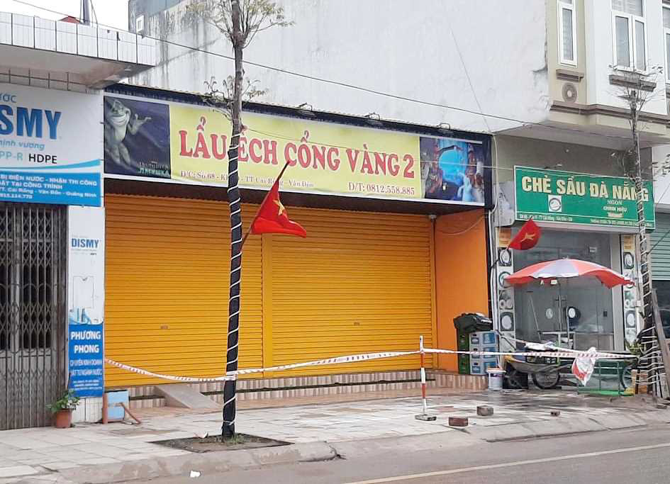 Thông báo khẩn về nhân viên nhà hàng Lẩu ếch Cổng Vàng cơ sở 2 nghi nhiễm Covid-19