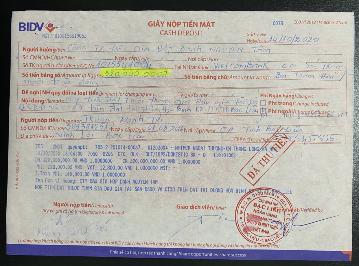 L&agrave;m r&otilde; vụ c&ocirc;ng ty đấu gi&aacute; bị tố chiếm đoạt hơn 600 triệu đồng của kh&aacute;ch h&agrave;ng - Ảnh 2.