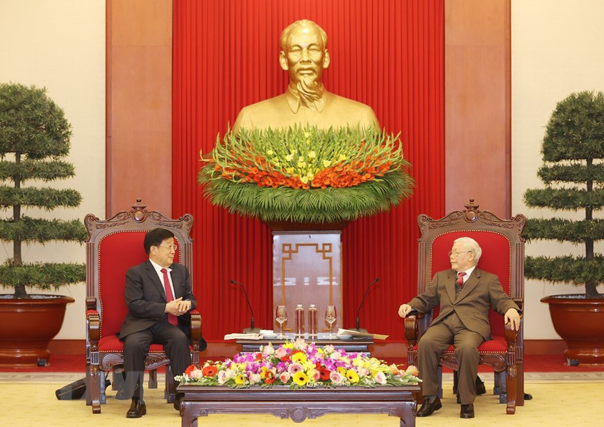 Tổng B&iacute; thư, Chủ tịch nước Nguyễn Ph&uacute; Trọng tiếp Bộ trưởng C&ocirc;ng an Trung Quốc - Ảnh 1.