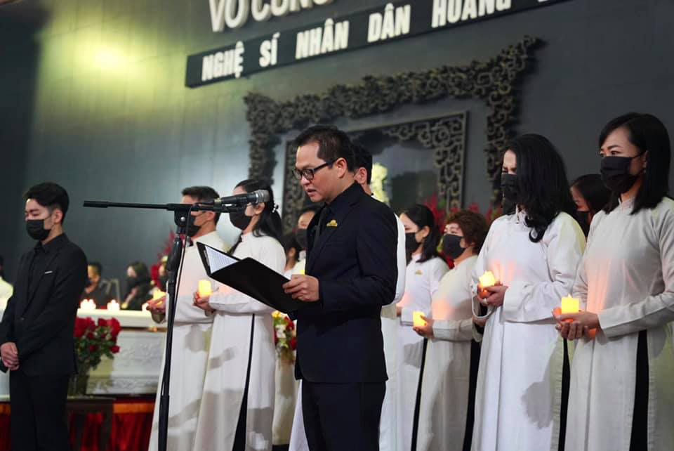 Lời chia tay đầy nước mắt ngày tiễn biệt NSND Hoàng Dũng - Ảnh 1.