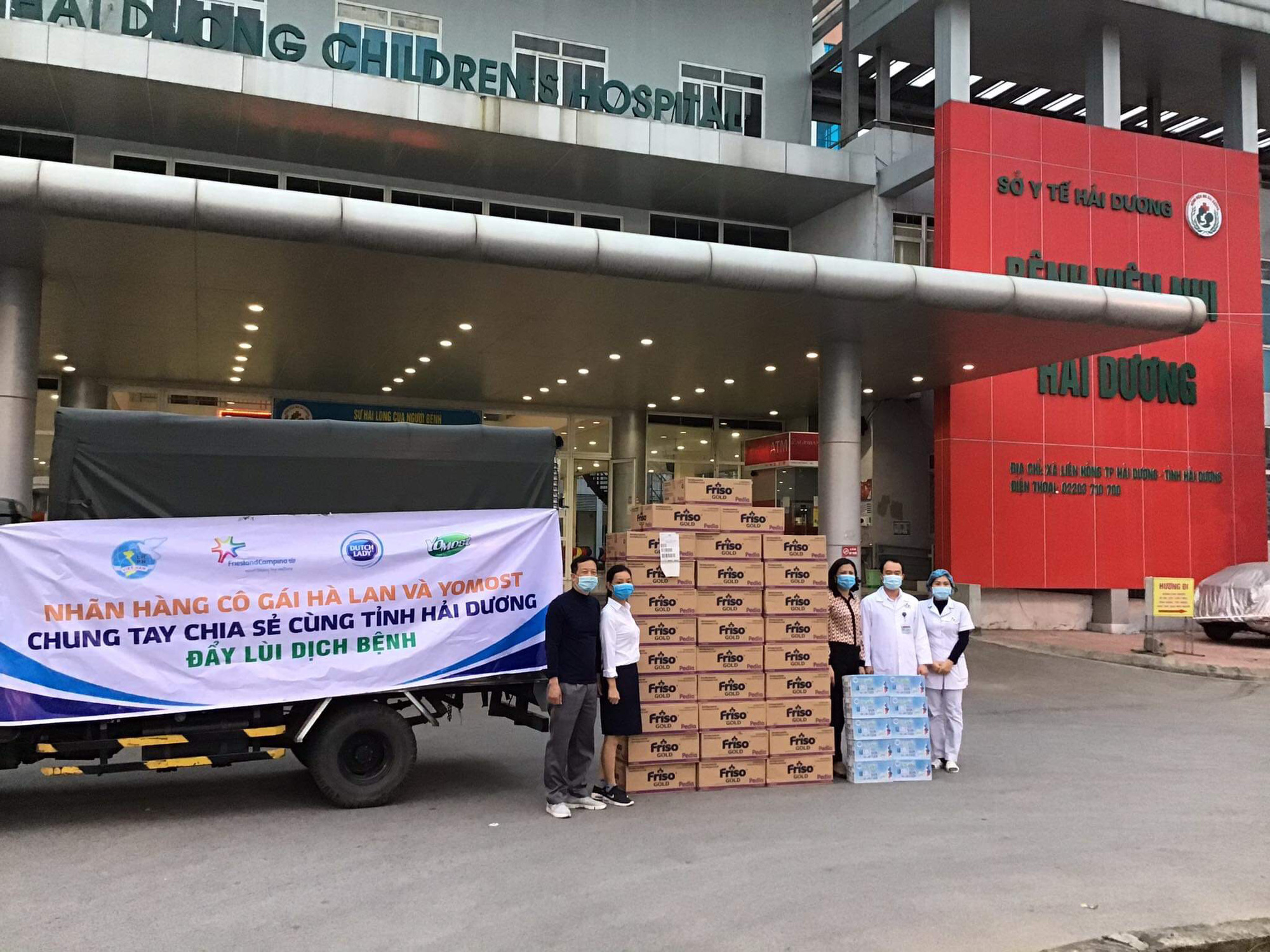 Gần 40.000 sản phẩm sữa của C&ocirc; G&aacute;i H&agrave; Lan, Yomost, Friso đến với Hải Dương - Ảnh 1.