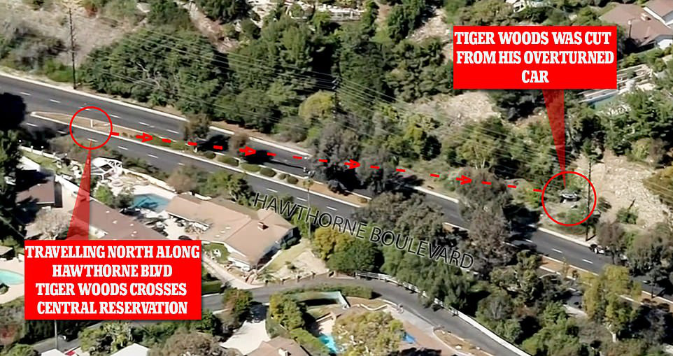 Si&ecirc;u sao Tiger Woods tho&aacute;t chết sau m&agrave;n lật xe kinh ho&agrave;ng - Ảnh 2.