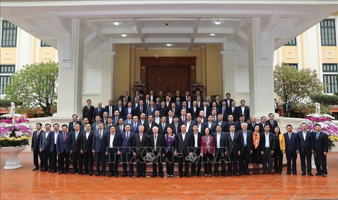 Gặp mặt các nguyên Ủy viên Bộ Chính trị, Ban Bí thư, Ủy viên Trung ương Khóa XII - Ảnh 8.