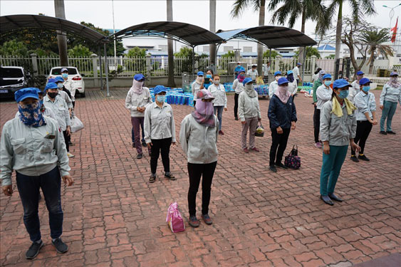 Hải Phòng: Tặng nông sản sạch cho công nhân