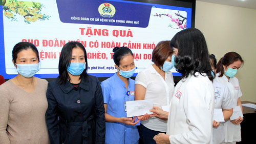 Thừa Thiên - Huế: Hỗ trợ đoàn viên khó khăn, bệnh hiểm nghèo