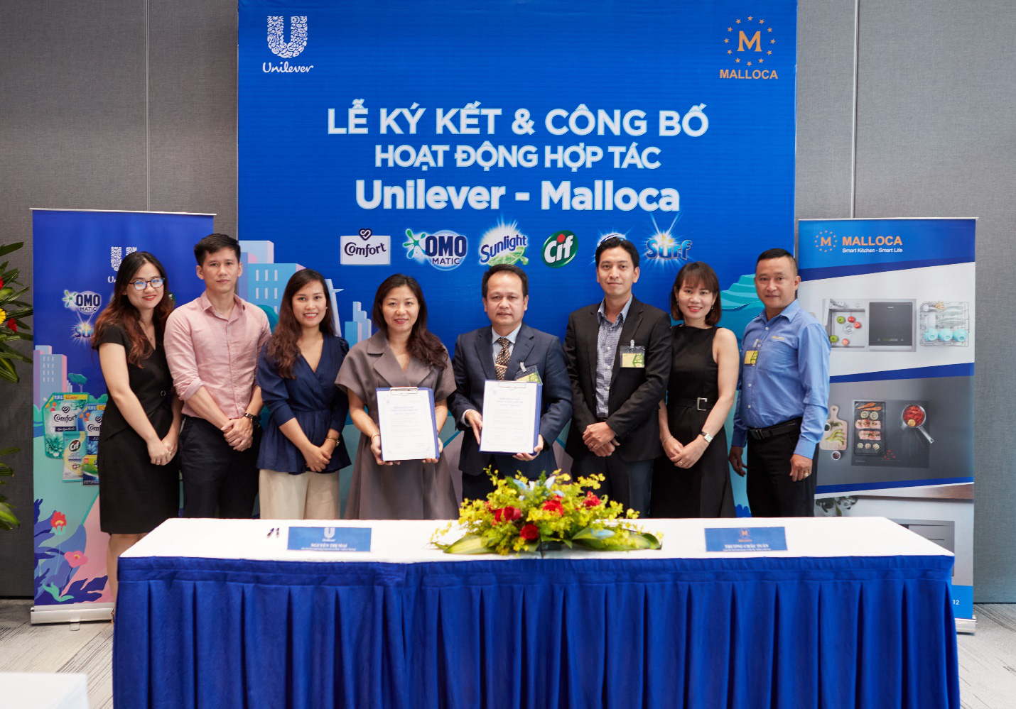 Thiết bị nhà bếp Malloca ký kết hợp tác chiến lược với Unilever - Ảnh 1.