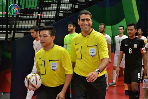 Trọng tài Trương Quốc Dũng tiếp tục điều hành tại World Cup Futsal