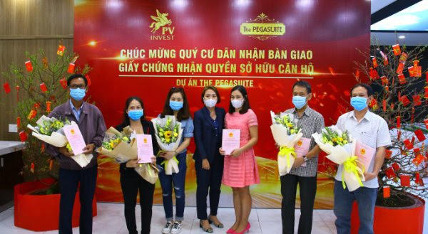 Dự án The Pegasuite: Trao sổ hồng cho cư dân chỉ sau hơn 1 năm bàn giao căn hộ