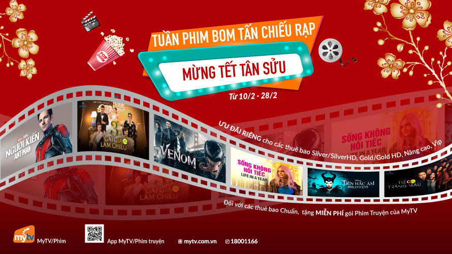 Đón Tết Tân Sửu tưng bừng với tuần phim bom tấn chiếu rạp
