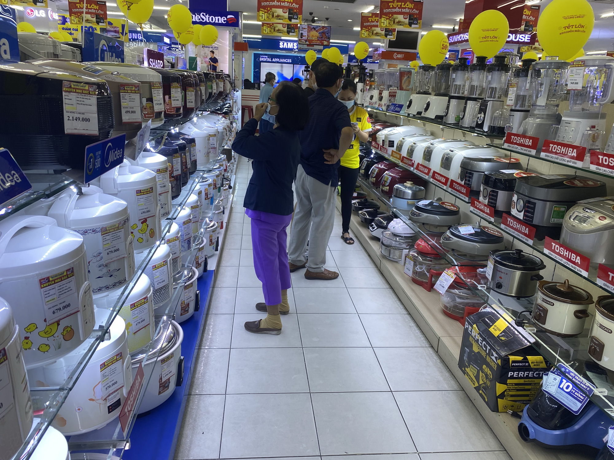 Sản phẩm điện gia dụng được chọn mua nhiều ngày cận Tết