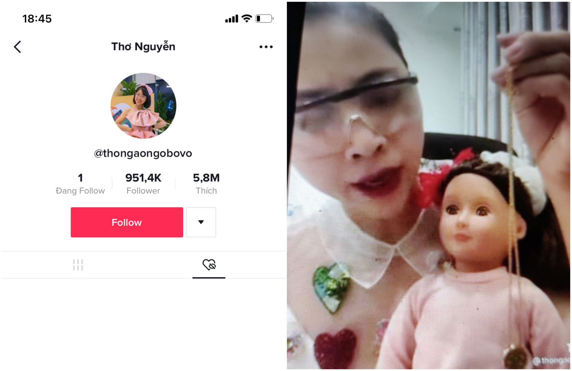 Đề nghị Tiktok Việt Nam xử lý tài khoản Thơ Nguyễn