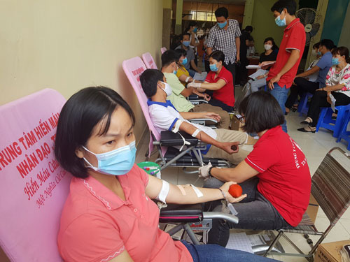 CNVC-LĐ TP Thủ Đức hiến máu tình nguyện