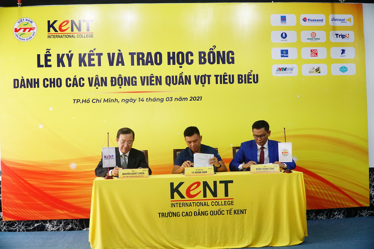 Trường Cao đẳng Quốc tế Kent trao học bổng trị gi&aacute; hơn 800 triệu đồng cho c&aacute;c VĐV quần vợt - Ảnh 3.