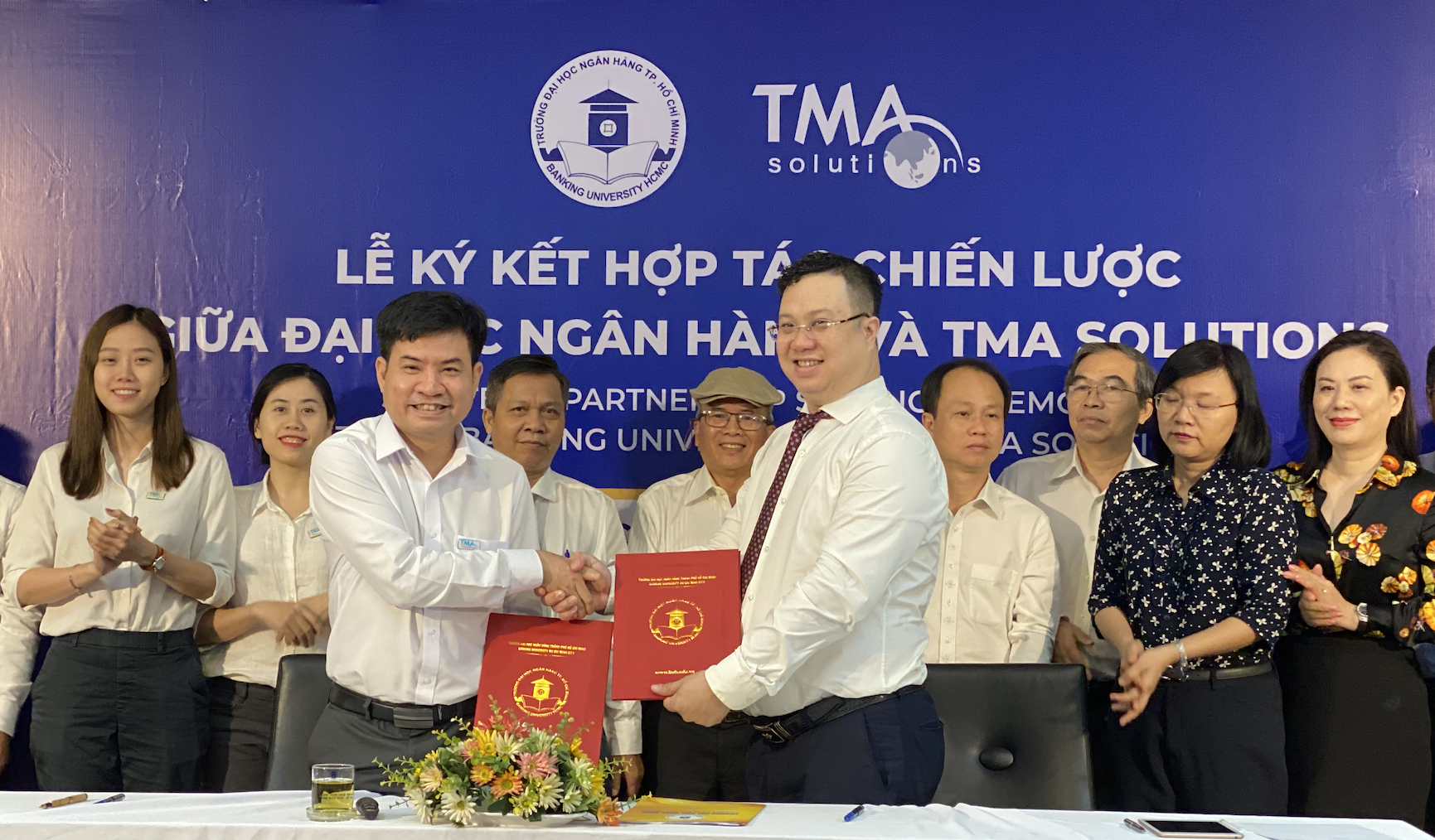 Trường ĐH Ngân hàng TP HCM hợp tác với TMA thúc đẩy chuyển đổi số