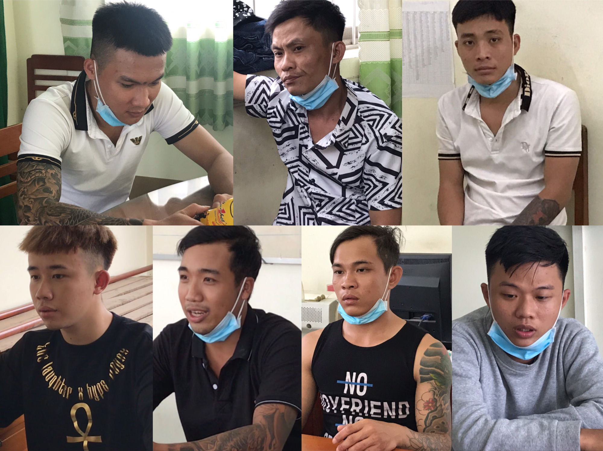 Bắt giữ 1 nh&oacute;m từ B&igrave;nh Dương xuống An Giang đ&ograve;i nợ, đập ph&aacute; t&agrave;i sản - Ảnh 1.