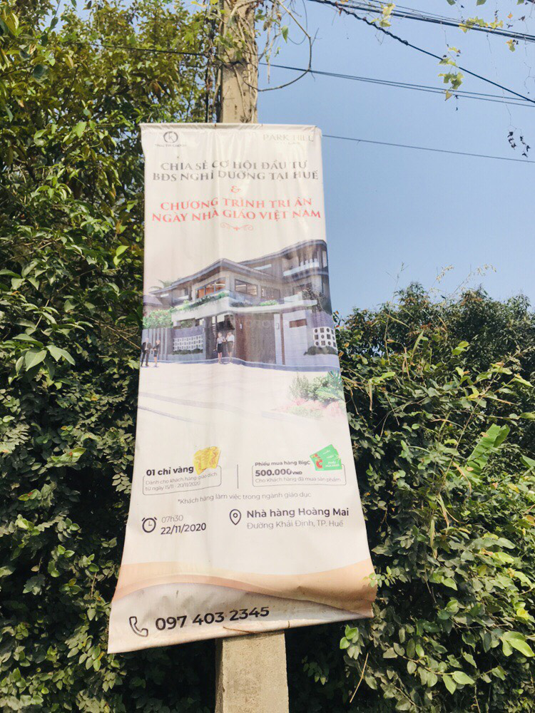Đất ở ri&ecirc;ng lẻ được thổi phồng th&agrave;nh dự &aacute;n biệt thự nghỉ dưỡng Park Hill Villas ở Huế - Ảnh 3.