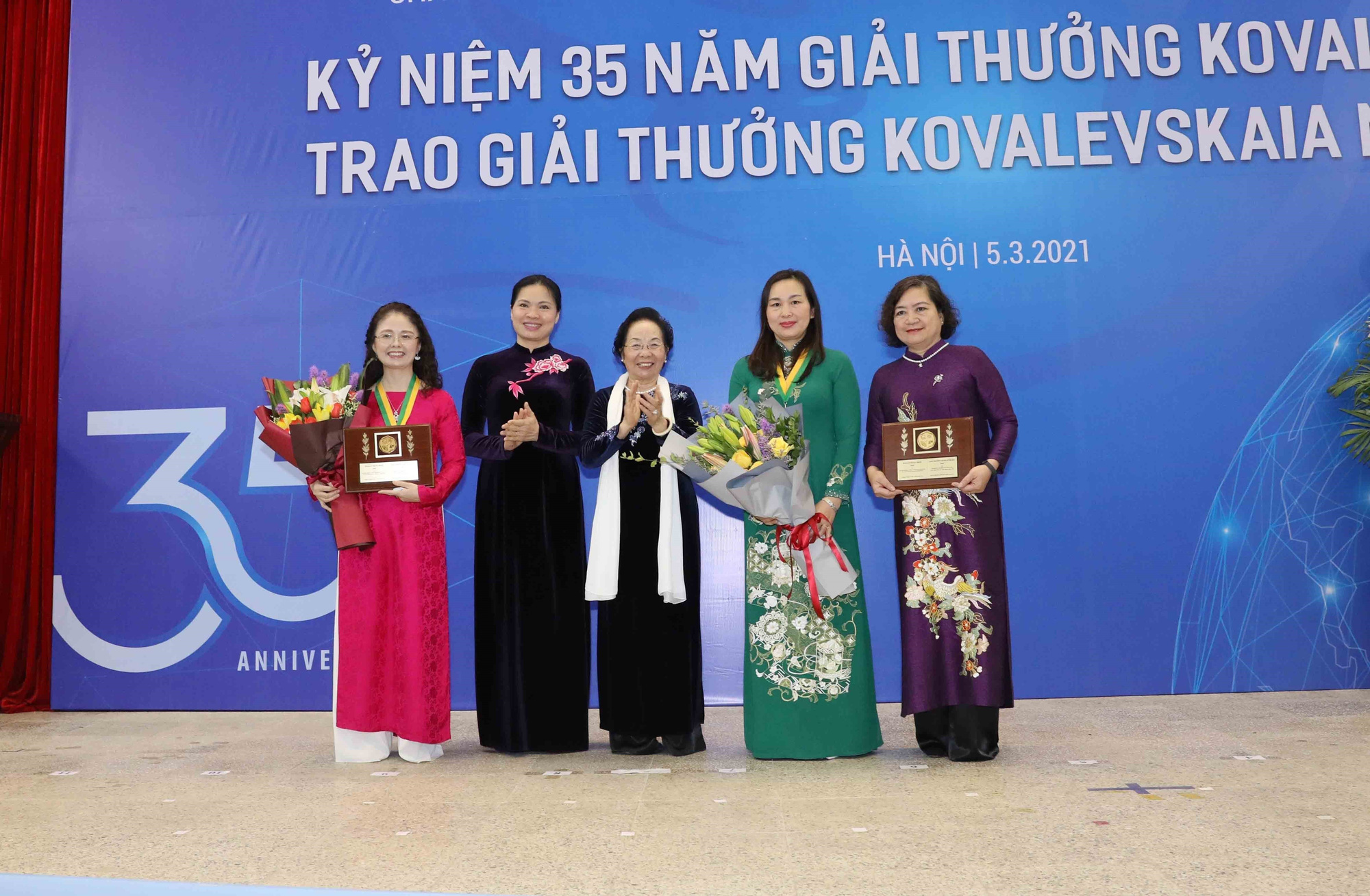 Trao Giải thưởng Kovalevskaia 2020
