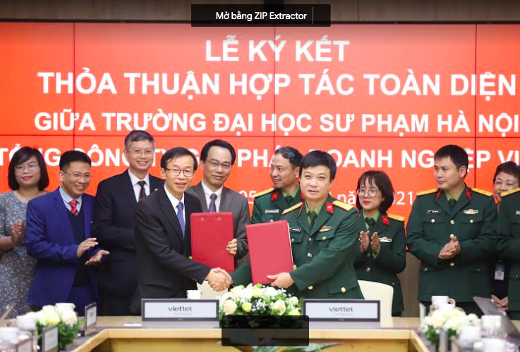 ĐH Sư phạm Hà Nội bắt tay chiến lược cùng Viettel trong chuyển đổi số
