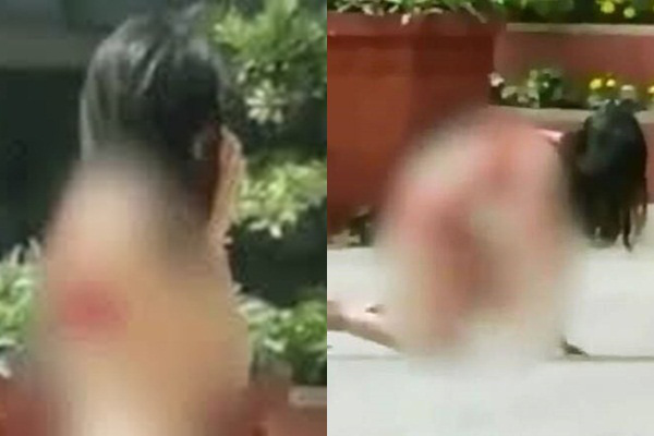Dân mạng lùng sục cô gái thoát y, quỳ lạy trước chùa
