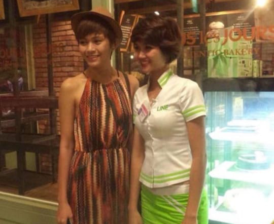 Bức ảnh H'Hen Niê thời làm PG gây sốt
