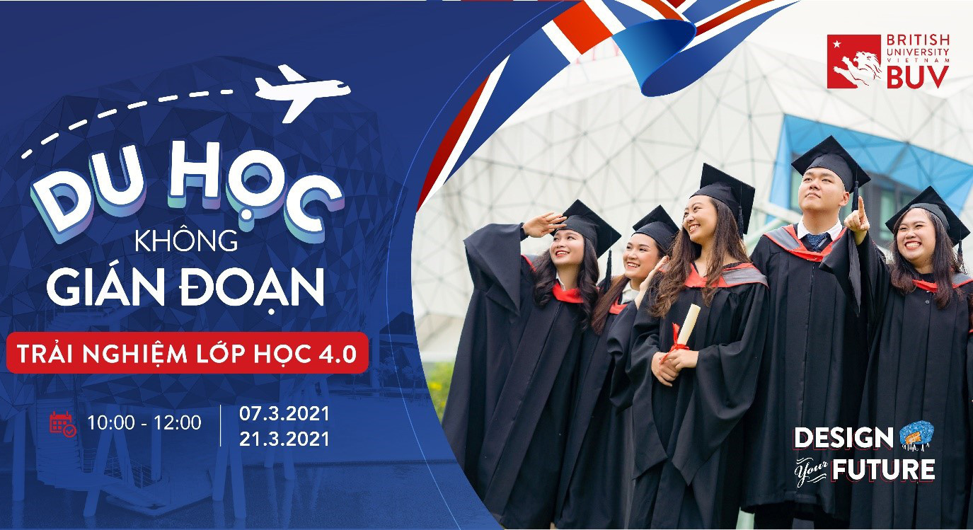 Cơ hội học tập với chương trình "Du học không gián đoạn" của BUV