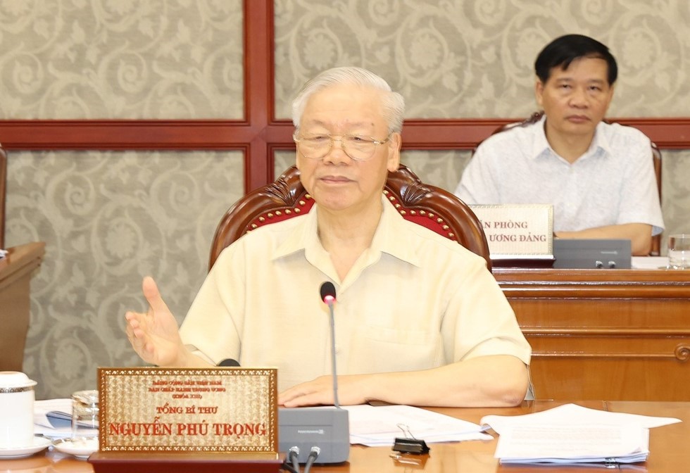 Tổng Bí thư chủ trì họp Ban Bí thư kỷ luật nhiều cựu lãnh đạo Cảnh sát biển
