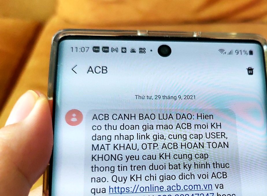 Ngân hàng cảnh báo thủ đoạn lừa gửi tiền lãi suất cao