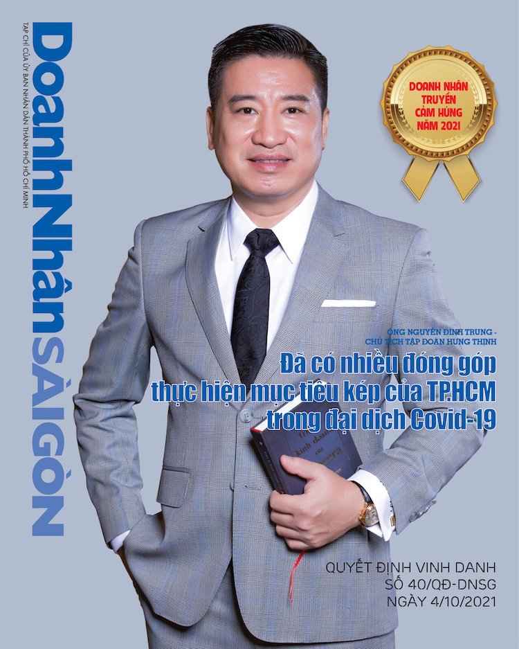 Chủ tịch Nguyễn Đ&igrave;nh Trung: Doanh nh&acirc;n truyền cảm hứng năm 2021 - Ảnh 1.