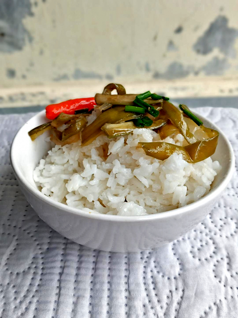 Cơm dưa ngày mưa lạnh