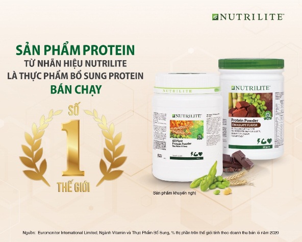Dòng sản phẩm Nutrilite Protein đạt danh hiệu bán chạy số 1 thế giới - Ảnh 1.