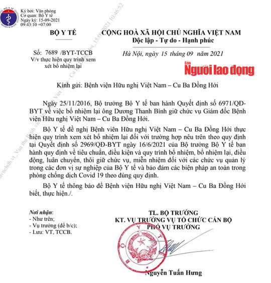 Gi&aacute;m đốc bệnh viện được xem x&eacute;t bổ nhiệm 4 nhiệm kỳ: Bộ Y tế đang xin &yacute; kiến chỉ đạo - Ảnh 3.