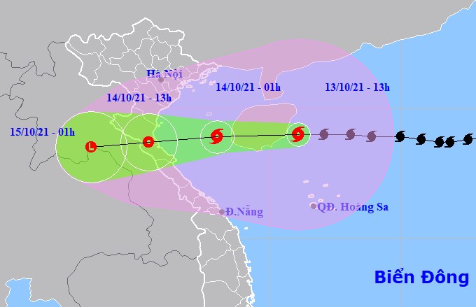 Bão số 8 đổ bộ vào từ Thanh Hóa đến Quảng Bình, gây mưa rất to