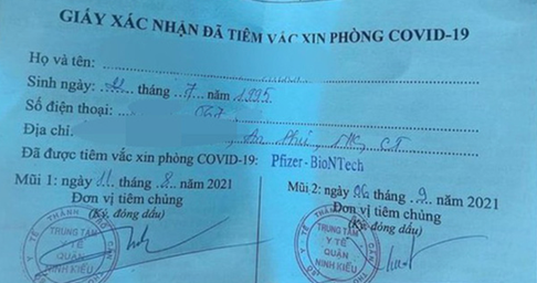 Diễn biến mới vụ cô gái khoe tiêm vắc-xin "nhờ xin ông anh"